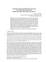 Giáo dục chủ quyền biển, đảo Việt Nam cho sinh viên Đại học Huế thông qua khai thác học liệu điện tử