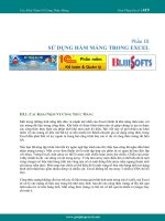 Công thức và hàm Excel 97-2013 (Tài liệu cần thiết cho người sử dụng bảng tính): Phần 2