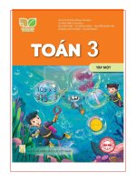Toán lớp 3 tập 1 kết nối TRI THỨC 