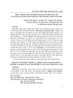 Thực trạng một số bệnh tim mạch thường gặp ở người cao tuổi tại huyện Bắc Mê tỉnh Hà Giang năm 2021