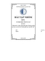 MÔN xã hội học PHÁP LUẬT đề bài nhận thức và thực hiện pháp luật về phòng chống ma túy của sinh viên trường đại học luật hà nội 