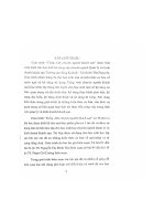 Giáo trình Tiếng Anh chuyên ngành quản lý và kinh doanh khách sạn: Phần 1