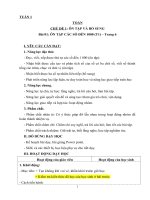 Kế hoạch bài dạy môn toán lớp 3 sách kết nối tri thức với cuộc sông, bản 2 (kì 1) soạn chuẩn cv 2345, chất lượng