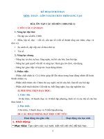 Kế hoạch bài dạy môn  toán lớp 3 sách chân trời sáng tạo (kì 1) soạn chuẩn cv 2345 có đủ tiết ôn tập, kiểm tra,  thực hành trải nghiệm