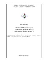 Giáo trình PLC nâng cao (Nghề: Điện tử công nghiệp - CĐ/TC): Phần 1 - Trường Cao đẳng Nghề Đồng Tháp