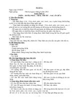 Kế hoạch bài dạy môn  toán lớp 1 sách kết nối tri thức với cuộc sống mới.doc