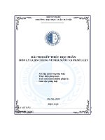 Ý NGHĨA của văn bản QUY PHẠM PHÁP LUẬT đối với một số vấn đề của PHÁP LUẬT 