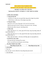 Giáo án hoạt động trải nghiệm lớp 3 sách kết nối tri thức với cuộc sống (kì 2)