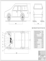BẢN VẼ CAD ĐỒ ÁN THIẾT KẾ HỆ THỐNG LÁI XE CON 7 CHỖ (CÓ FILE CAD)