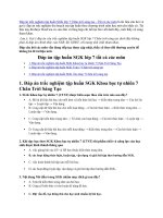 dap an trac nghiem tap huan sgk lop 7 chan troi sang tao 1 