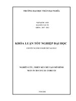 NGHIÊN cứu, THIẾT kế CHẾ tạo mô HÌNH máy IN 3d cơ cấu CORE XY 