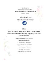 PHÂN TÍCH HOẠT ĐỘNG QUẢN TRỊ BÁN HÀNG B2B TẠI CÔNG TY CỔ PHẦN THƯƠNG MẠI – DỊCH VỤ CUNG ỨNG VẬT TƯ TRẦN GIA