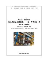 Giáo trình Hàn dưới lớp thuốc (Nghề: Hàn - Cao đẳng) - Trường Cao đẳng Cơ điện Xây dựng Việt Xô