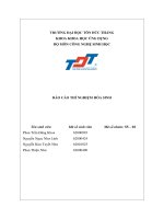 BÁO cáo THÍ NGHIỆM hóa SINH ĐỊNH TÍNH và ĐỊNH LƯỢNG NITƠ ACID AMIN 