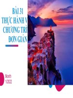 Tin 10  Bộ kết nối tri thức với cuộc sống (Powerpoint)  Bài 31 đến bài 34