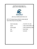 ĐỒ án lập TRÌNH WEB NÂNG CAO đề tài xây dựng chương trình qa của một cuộc hội thoại chatbot tiếng việt sử dụng BERT  