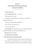 (SKKN mới NHẤT) một số biện pháp đưa học sinh vào nề nếp lớp khi tham gia học trực tiếp cũng như học trực tuyến trong tình hình dịch covid 19  