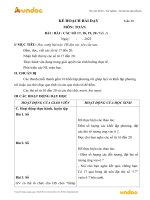 Giáo án môn Toán lớp 1 sách Cánh Diều - Tuần 20 - Giáo án điện tử môn Toán 1 sách Cánh Diều - VnDoc.com