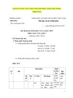 Giáo án ngữ văn 7 sách kết nối tri thức với cuộc sống (kì 1), chất lượng bản 2