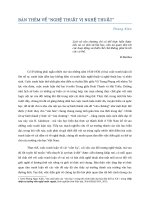 BAN THÊM vị NGHỆ THUẬT vị NGHỆ THUẬT 