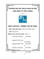 BÁO cáo BTL THÔNG TIN vệ TINH  hệ thống thông tin vệ tinh quỹ đạo vệ tinh 