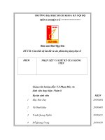 Báo cáo bài tập lớn đề tài cảm biến độ ẩm đất và sản phẩm ứng dụng thực tế 