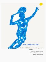 HỌC TENNIS TỪ A TỚI Z Kiến thức và kỹ thuật tennis cơ bản cho người mới bắt đầu