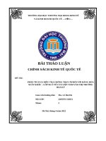 Thảo luận nhóm TMU PHÂN TÍCH vụ điều TRA CHỐNG TRỢ cấp đối với HÀNG hóa XUẤT KHẨU – lốp XE ô tô của VIỆT NAM vào THỊ TRƯỜNG HOA kỳ 