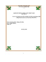 Thảo luận nhóm TMU vai trò của đường mòn hồ chí minh trên biển trong kháng chiến chống mỹ cứu nước của việt nam (1954 1975) 