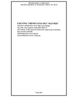 TRƯỜNG ĐẠI HỌC SƯ PHẠM KỸ THUẬT TP. HCM. CHƯƠNG TRÌNH GIÁO DỤC ĐẠI HỌC CHƯƠNG TRÌNH ĐÀO TẠO: Điện Công Nghiệp NGÀNH: Công Nghệ Kỹ Thuật Điện Điện Tử