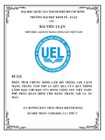 PHÂN TÍCH CHỨNG MINH làm rõ THẮNG lợi CÁCH MẠNG THÁNG tám 1945 là kết QUẢ của QUÁ TRÌNH LÃNH đạo, CHỈ đạo của ĐẢNG CỘNG sản VIỆT NAM PHÊ PHÁN QUAN điểm 