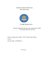 Thảo luận nhóm TMU phân tích những điểm đặc sắc trong tư tưởng hồ chí minh về xây dựng nhà nước việt nam 