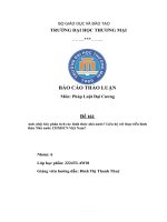 Thảo luận nhóm TMU anh (chị) hãy phân tích các hình thức nhà nước liên hệ với thực tiễn hình thức nhà nước CHXHCN việt nam 