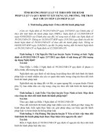 TÌNH HUỐNG PHÁP LUẬT VỀ THEO DÕI THI HÀNH PHÁP LUẬT VÀ QUY ĐỊNH VỀ XÂY DỰNG XÃ, PHƯỜNG, THỊ TRẤN ĐẠT CHUẨN TIẾP CẬN PHÁP LUẬT