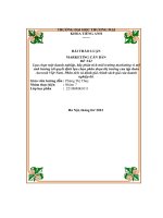 Lựa chọn một doanh nghiệp, hãy phân tích môi trường marketing vi mô ảnh hưởng tới quyết định lựa chọn phân đoạn thị trường của tập đoàn acecook việt nam  phân tích và đánh giá chính sách giá của doan 