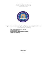 Thảo luận nhóm TMU nghiên cứu các nhân tố ảnh hưởng đến quyết định lựa chọn sử dụng thẻ ATM của sinh viên trường đại học thương mại 2 