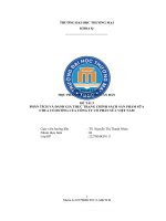 Thảo luận nhóm TMU PHÂN TÍCH và ĐÁNH GIÁ THỰC TRẠNG CHÍNH SÁCH sản PHẨM sữa CHUA có ĐƯỜNG của CÔNG TY cổ PHẦN sữa VIỆT NAM 