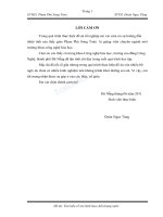 ĐỒ ÁN TỐT NGHIỆP ĐỀ TÀI:TÌM HIỂU VỀ MÔ HÌNH HÓA CHẤT LƯỢNG NƯỚC