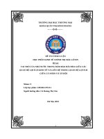 Thảo luận nhóm TMU VAI TRÒ của NHÀ nước TRONG đảm bảo hài hòa GIỮA các QUAN hệ lợi ÍCH KINH tế và LIÊN hệ TRONG QUAN hệ lợi ÍCH GIỮA cá NHÂN và xã hội 