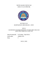 Thảo luận nhóm TMU GIẢI PHÁP đẩy MẠNH hội NHẬP QUỐC tế TRONG bối CẢNH CÁCH MẠNG CÔNG NGHỆ 4 0 của VIỆT NAM 