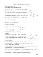 Tài liệu chủ đề hai đường thẳng vuông góc