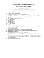 kế hoạch tổ chức cho trẻ rửa tay