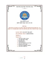 Thảo luận nhóm TMU nội DUNG cơ bản của học THUYẾT HÌNH THÁI KINH tế   xã hội và ý NGHĨA đối với CON ĐƯỜNG đi lên CNXH ở VIỆT NAM 