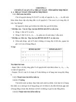 CƠ SỞ LÝ LUẬN CỦA THUẬT TOÁN TÌM KIẾM NHỊ PHÂN