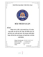 Phân tích và lấy ví dụ minh họa về sự lựa chọn đầu vào tối ưu để hoặc tối thiểu hóa chi phí khi sản xuất một mức sản lượng nhất định hoặc tối đa hóa sản lượng với một mức chi tiêu nhất định 