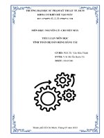 Đồ án nguyên lý chi tiết máy đề 3  tính toán hệ dẫn động băng tải 