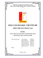 Thảo luận bài đọc AI (bài tập về nhà) xem mẫu bài báo cáo gửi kèm 