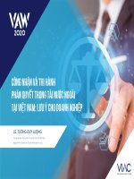 Công nhận và thi hành phán quyết trọng tài nước ngoài tại việt nam 