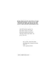 PHÁP LUẬT MUA BÁN NHÀ Ở, CĂN HỘ HÌNH THÀNH TRONG TƯƠNG LAI CỦA MỘT SỐ QUỐC GIA TRÊN THẾ GIỚI SO VỚI VIỆT NAM VÀ NHỮNG HƯỚNG GỢI MỞ PHÁP LUẬT (PHÁP LUẬT KINH DOANH)