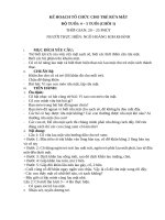 kế hoạch tổ chức cho trẻ rửa mặt